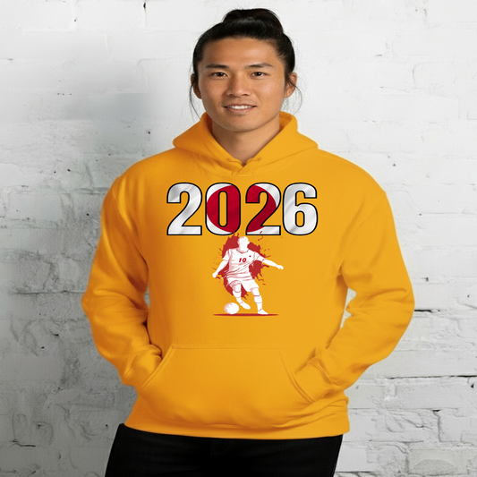 Japan World Cup 2026 Fitted Hoodie | Slick_Move_WH