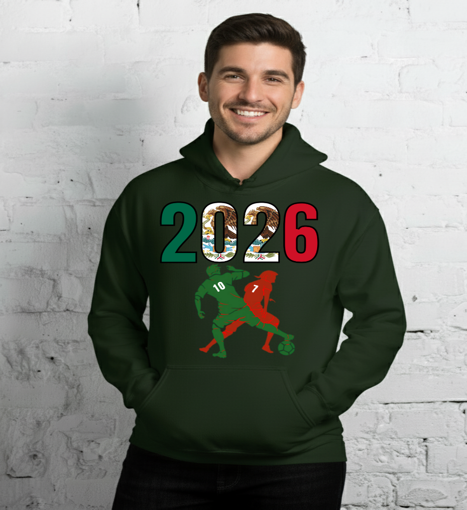 Mexico World Cup 2026 Fitted Hoodie | Smart_Tackle