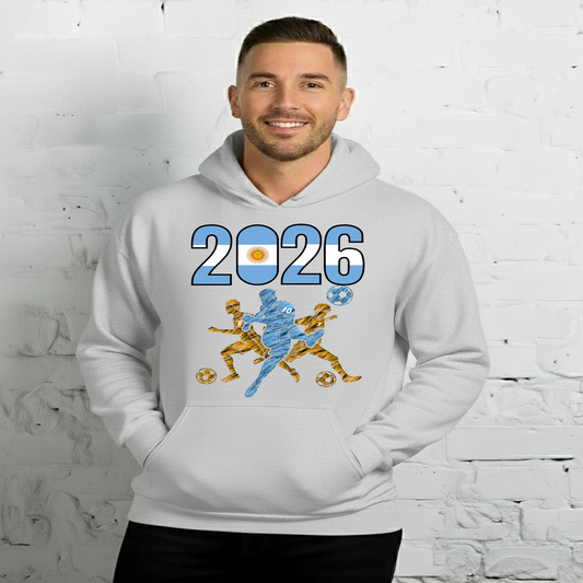 Argentina World Cup 2026 Fitted Hoodie | Sprints_Trio_YL