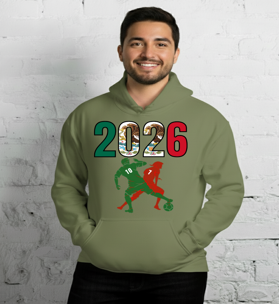 Mexico World Cup 2026 Fitted Hoodie | Smart_Tackle