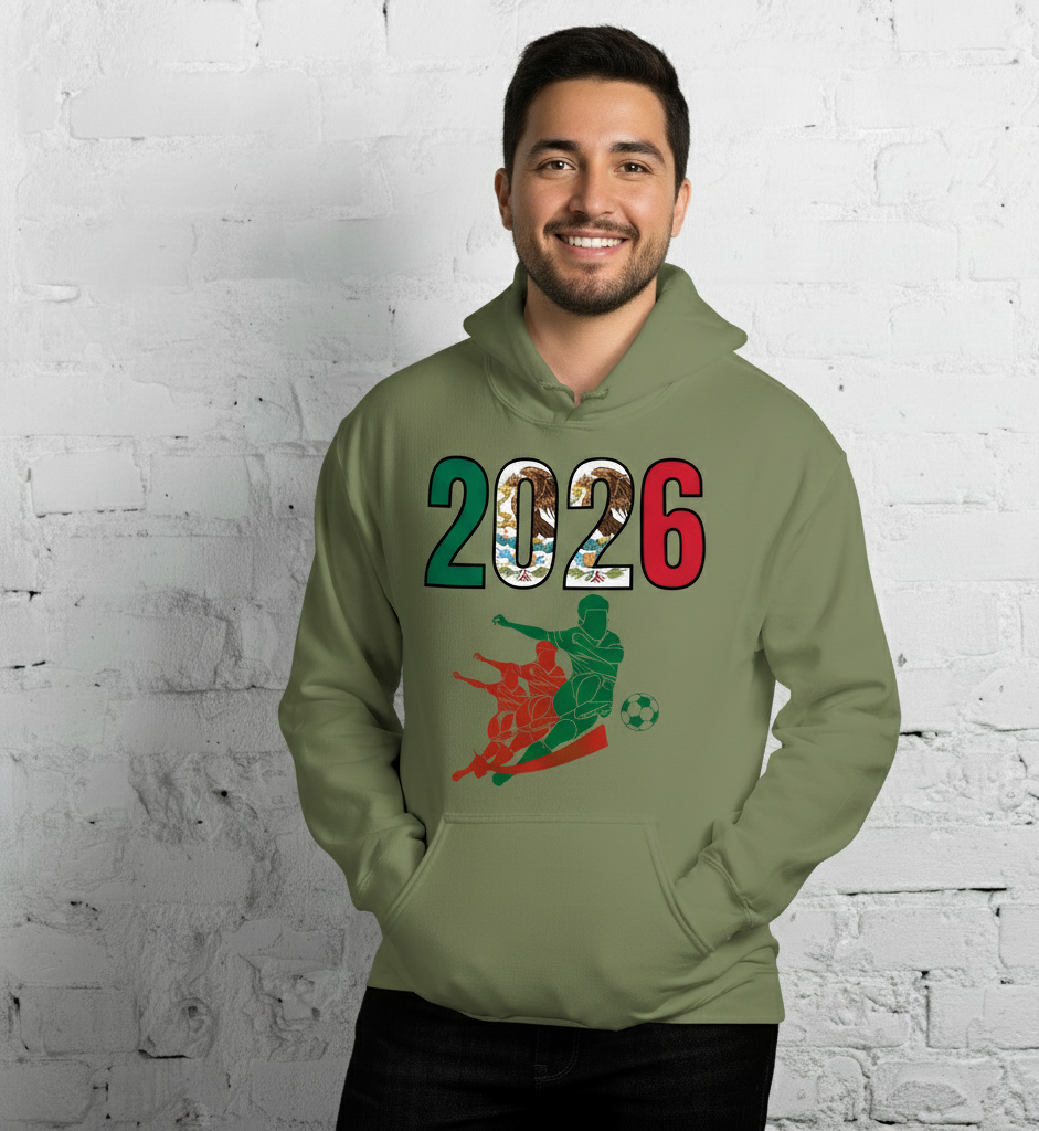 Mexico World Cup 2026 Fitted Hoodie | Rising Jist