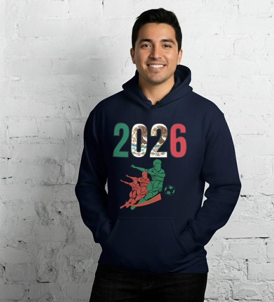 Mexico World Cup 2026 Fitted Hoodie | Rising Jist