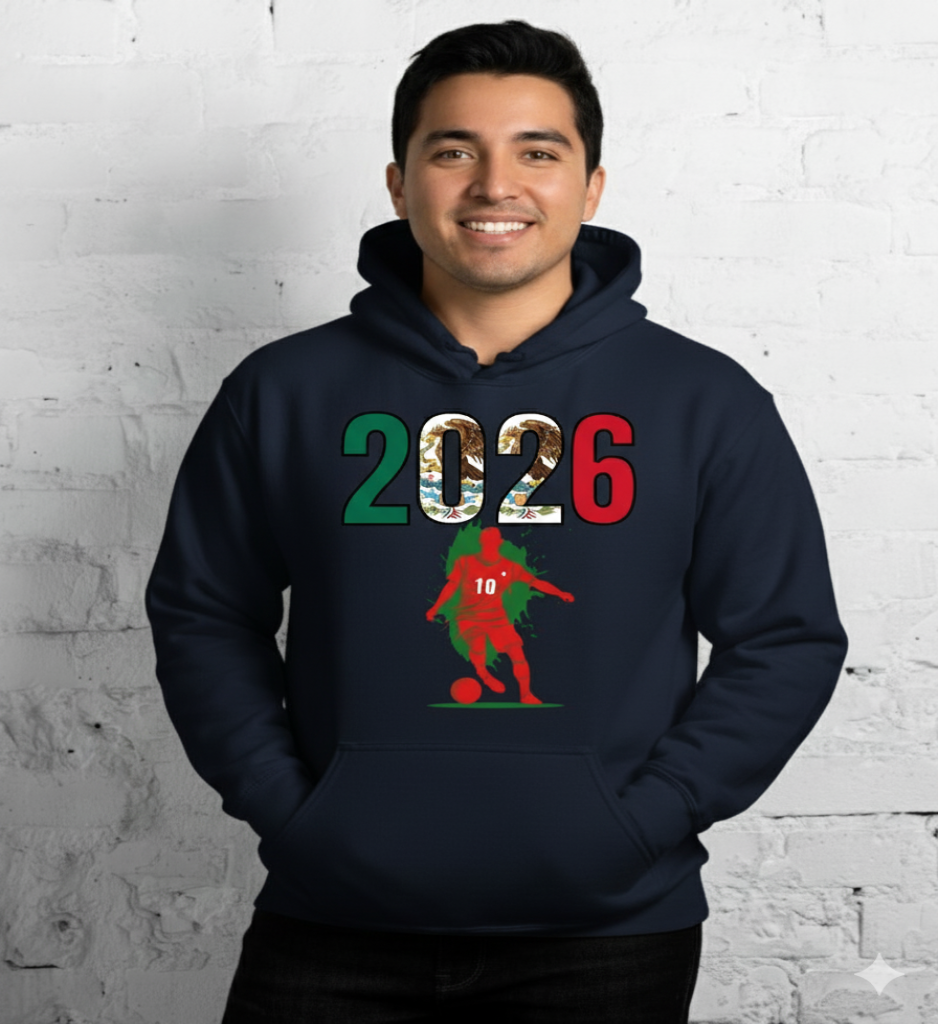 Mexico World Cup 2026 Fitted Hoodie | Slick_Move_RD