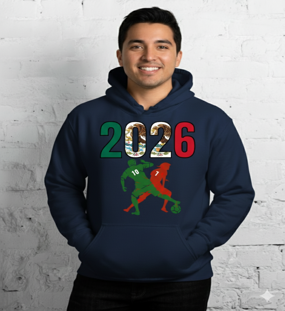 Mexico World Cup 2026 Fitted Hoodie | Smart_Tackle