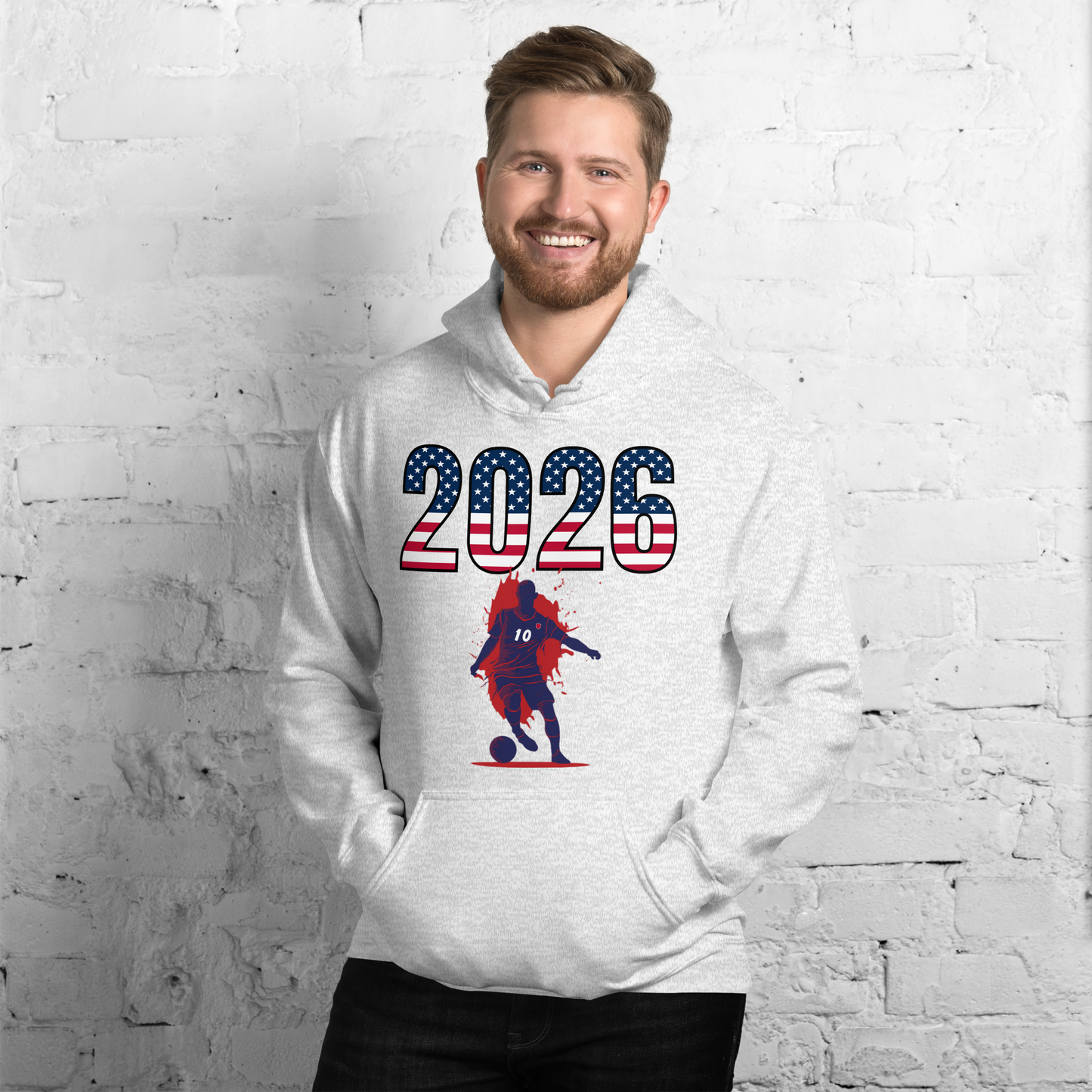 USA World Cup 2026 Fitted Hoodie | SlickMove_BL