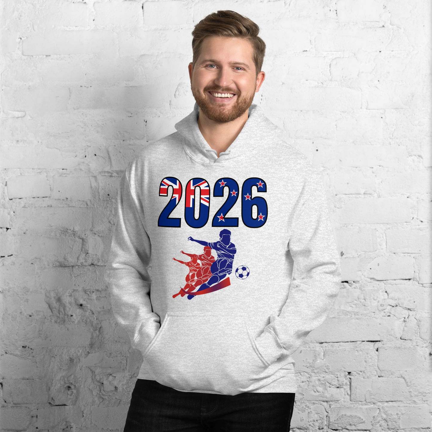 New Zealand World Cup 2026 Fitted Hoodie | Rising_Jist