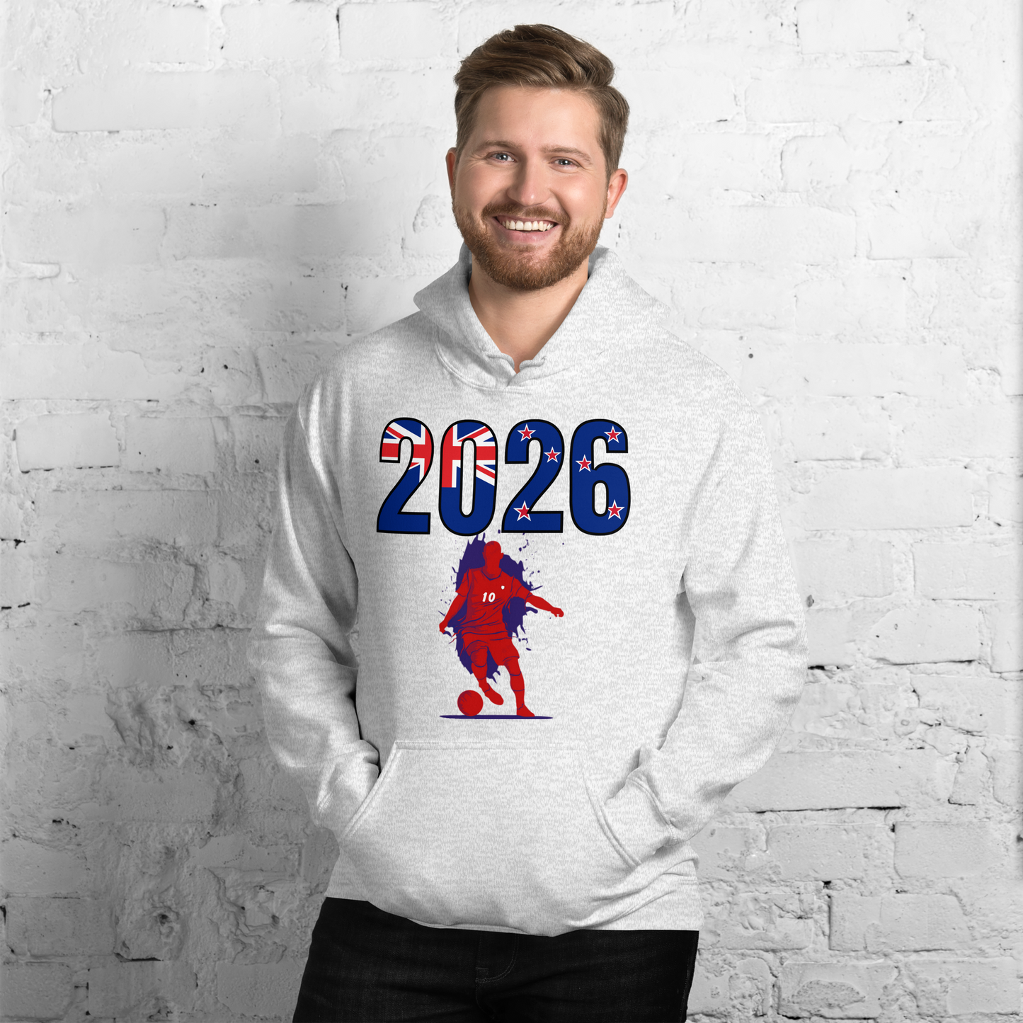 New Zealand World Cup 2026 Fitted Hoodie | Slick_Move_RD