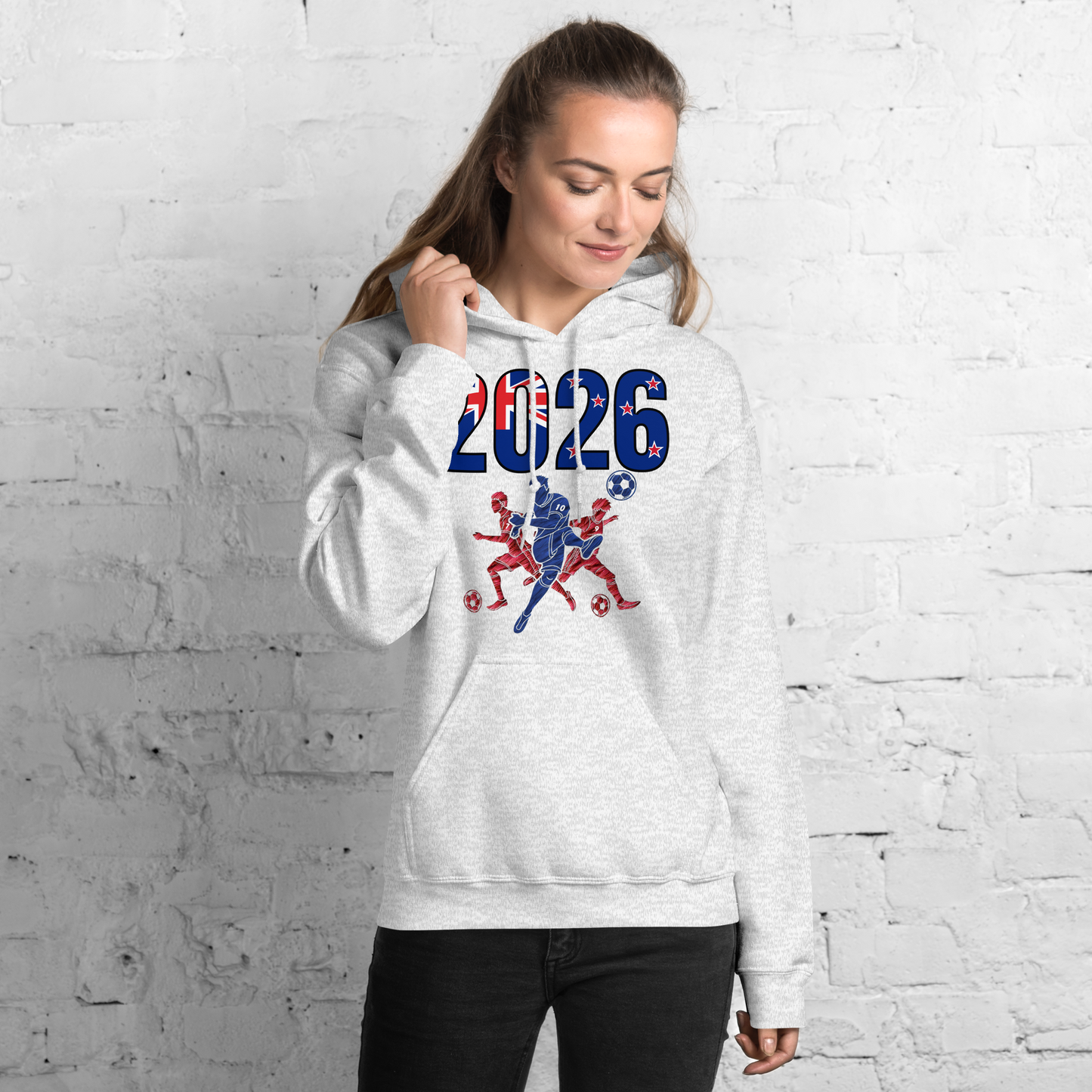 New Zealand World Cup 2026 Fitted Hoodie | Sprints_Trio