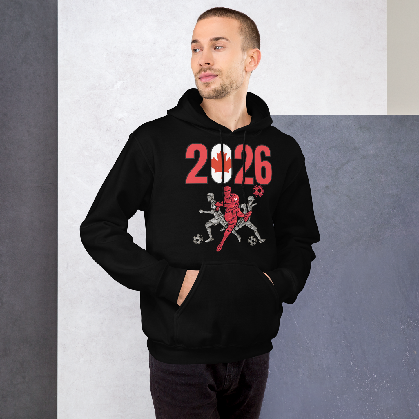 Canada World Cup 2026 Fitted Hoodie | Sprints_Trio