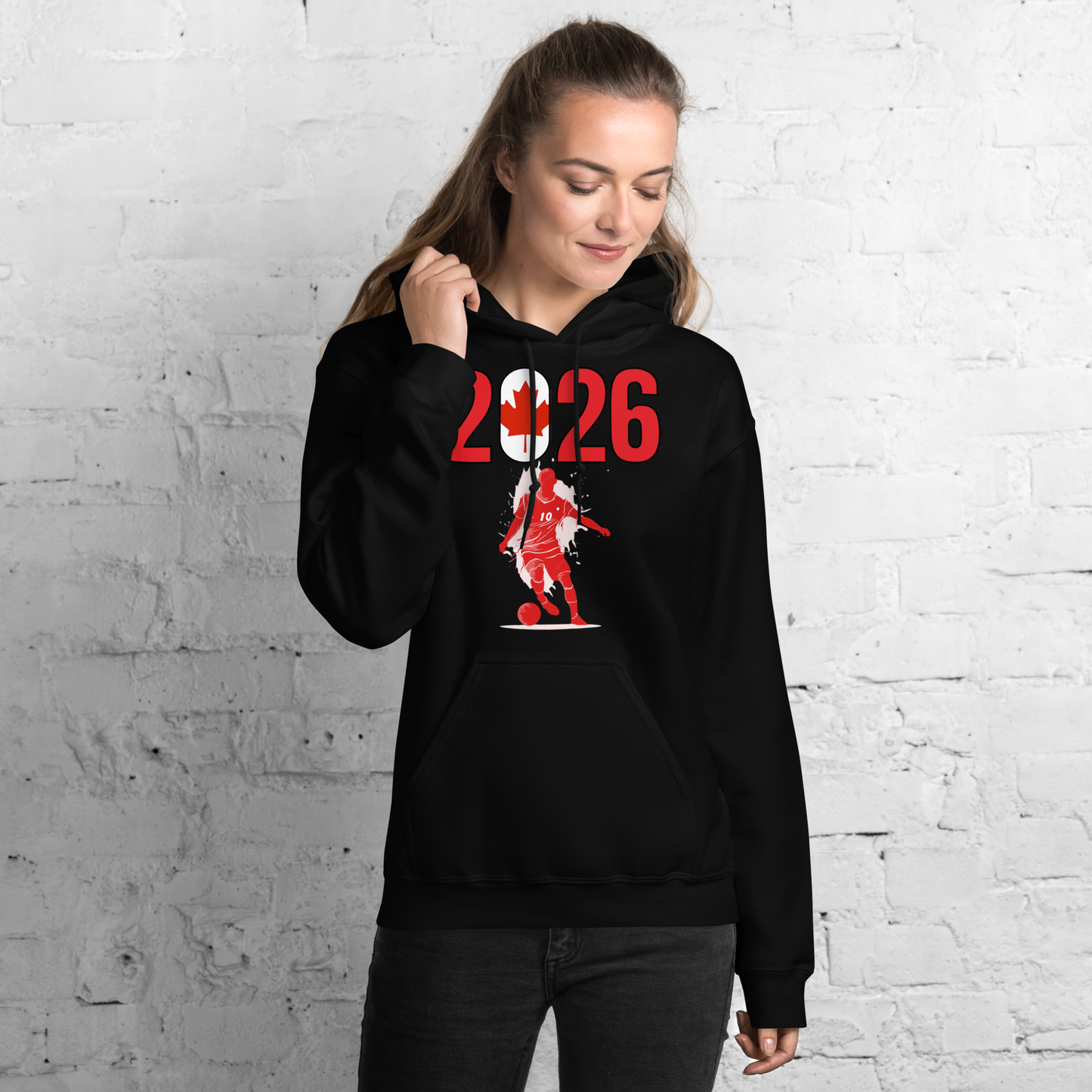 Canada World Cup 2026 Fitted Hoodie | Slick_Move_RD