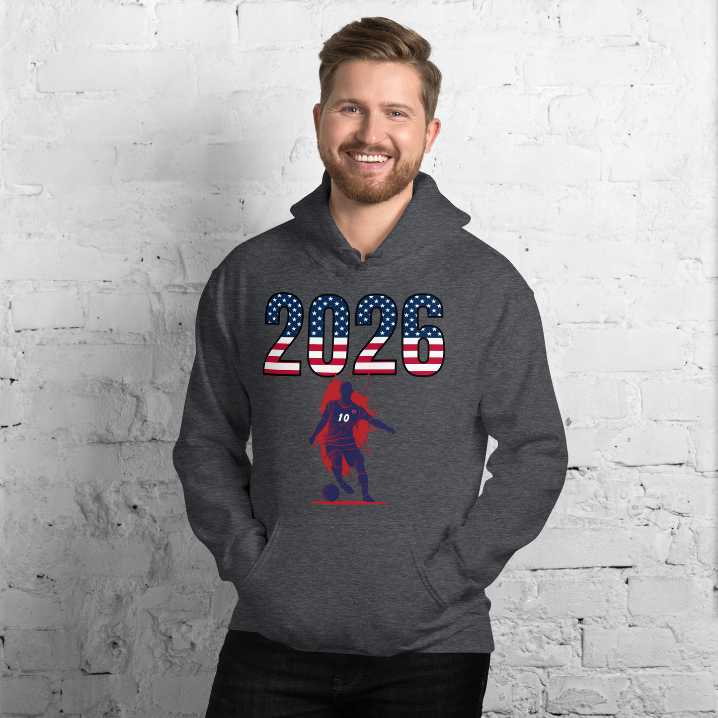 USA World Cup 2026 Fitted Hoodie | SlickMove_BL