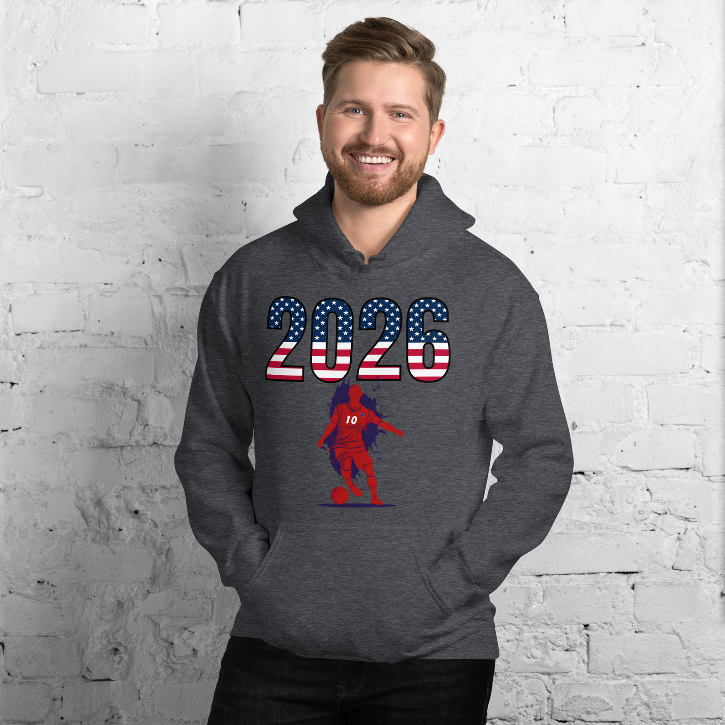 USA World Cup 2026 Fitted Hoodie | SlickMove_RD