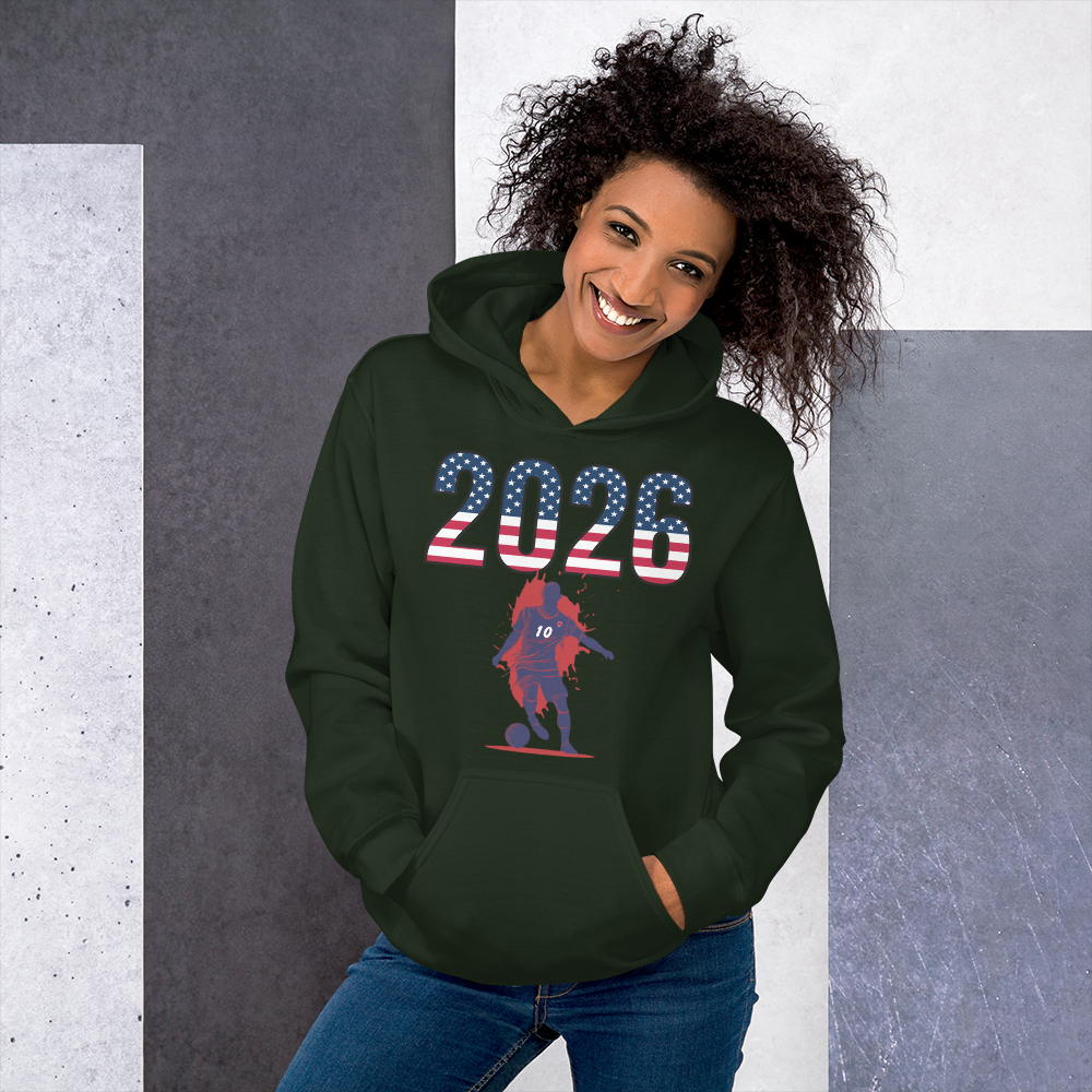 USA World Cup 2026 Fitted Hoodie | SlickMove_BL