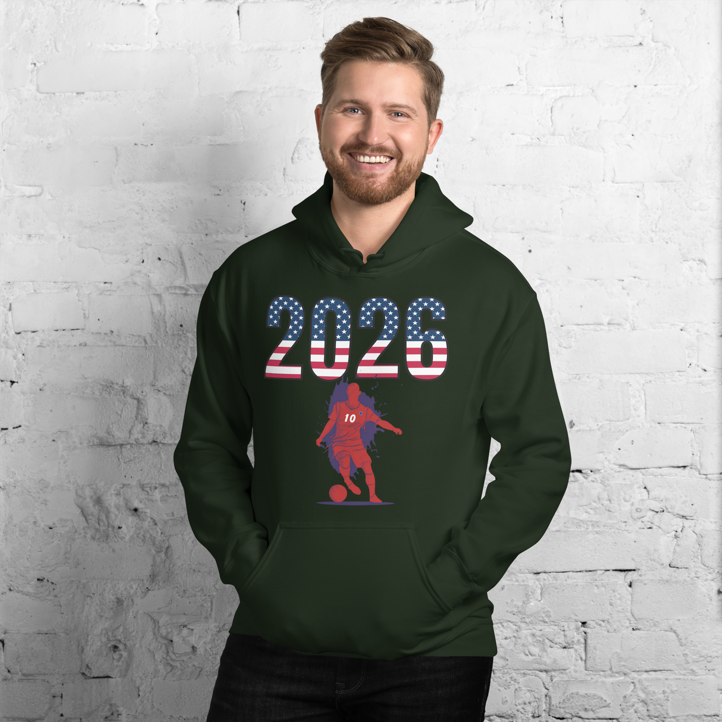 USA World Cup 2026 Fitted Hoodie | SlickMove_RD