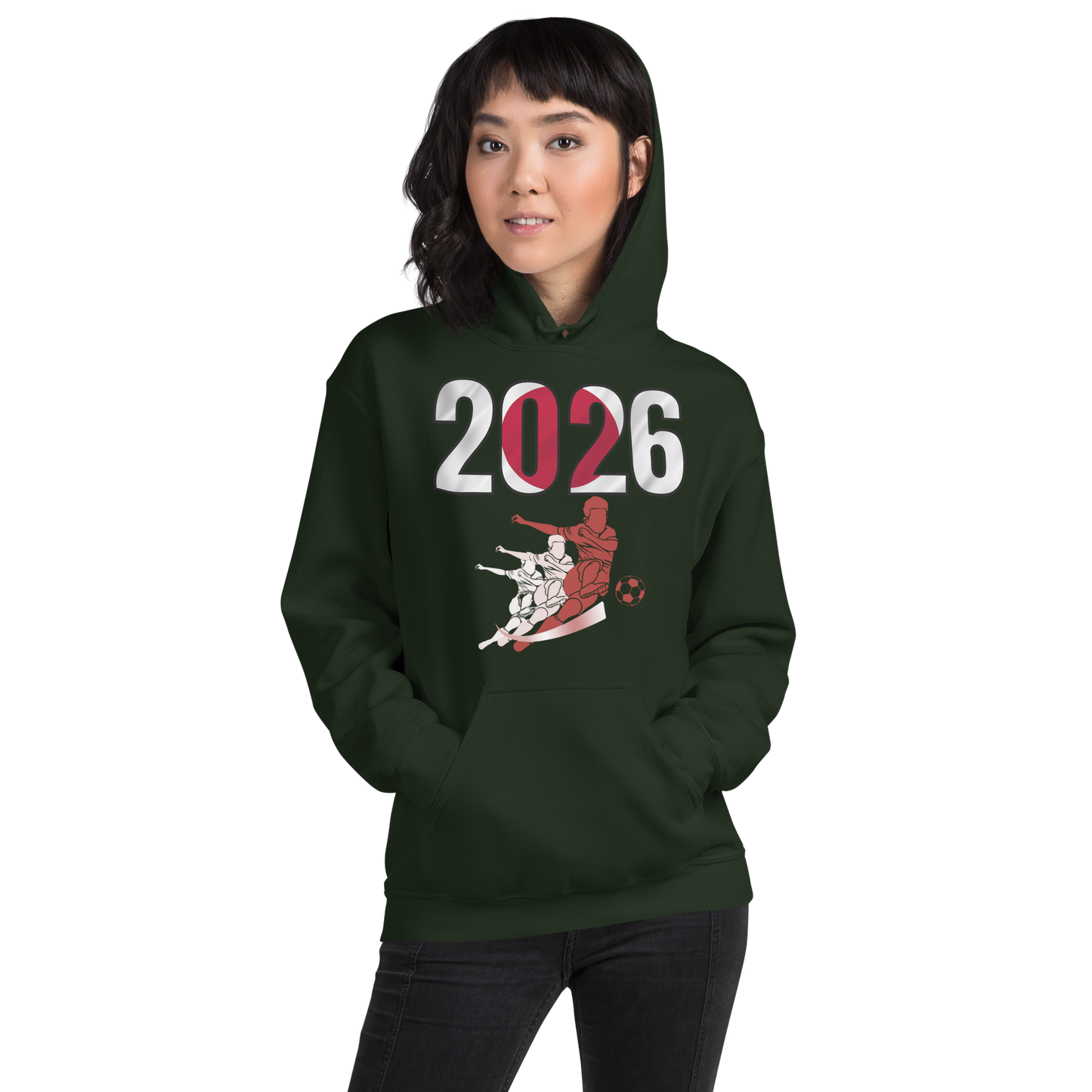 Japan World Cup 2026 Fitted Hoodie | Rising_Jist