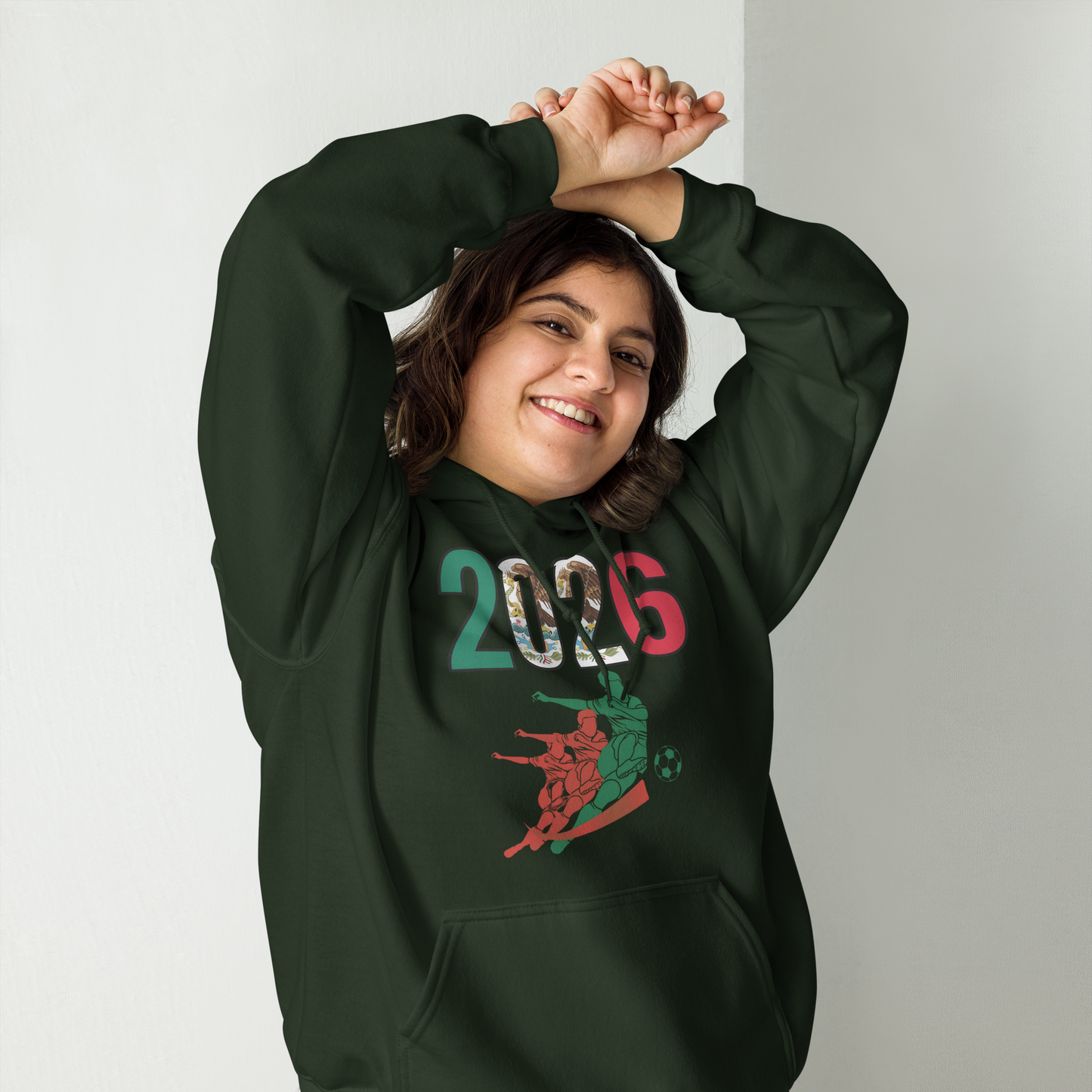 Mexico World Cup 2026 Fitted Hoodie | Rising Jist