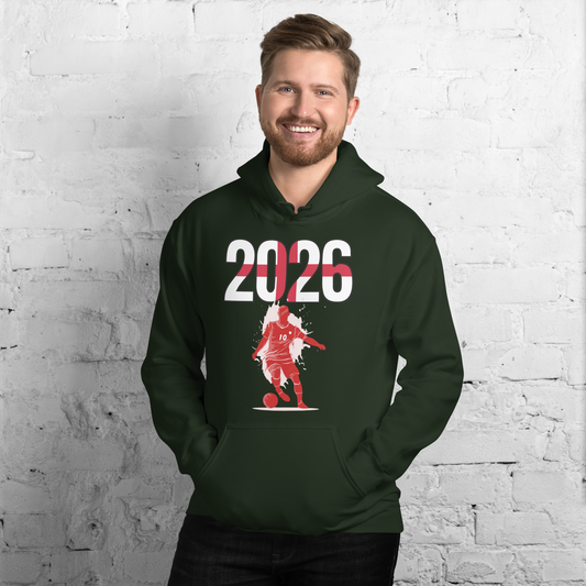 England World Cup 2026 Fitted Hoodie | Slick_Move_RD