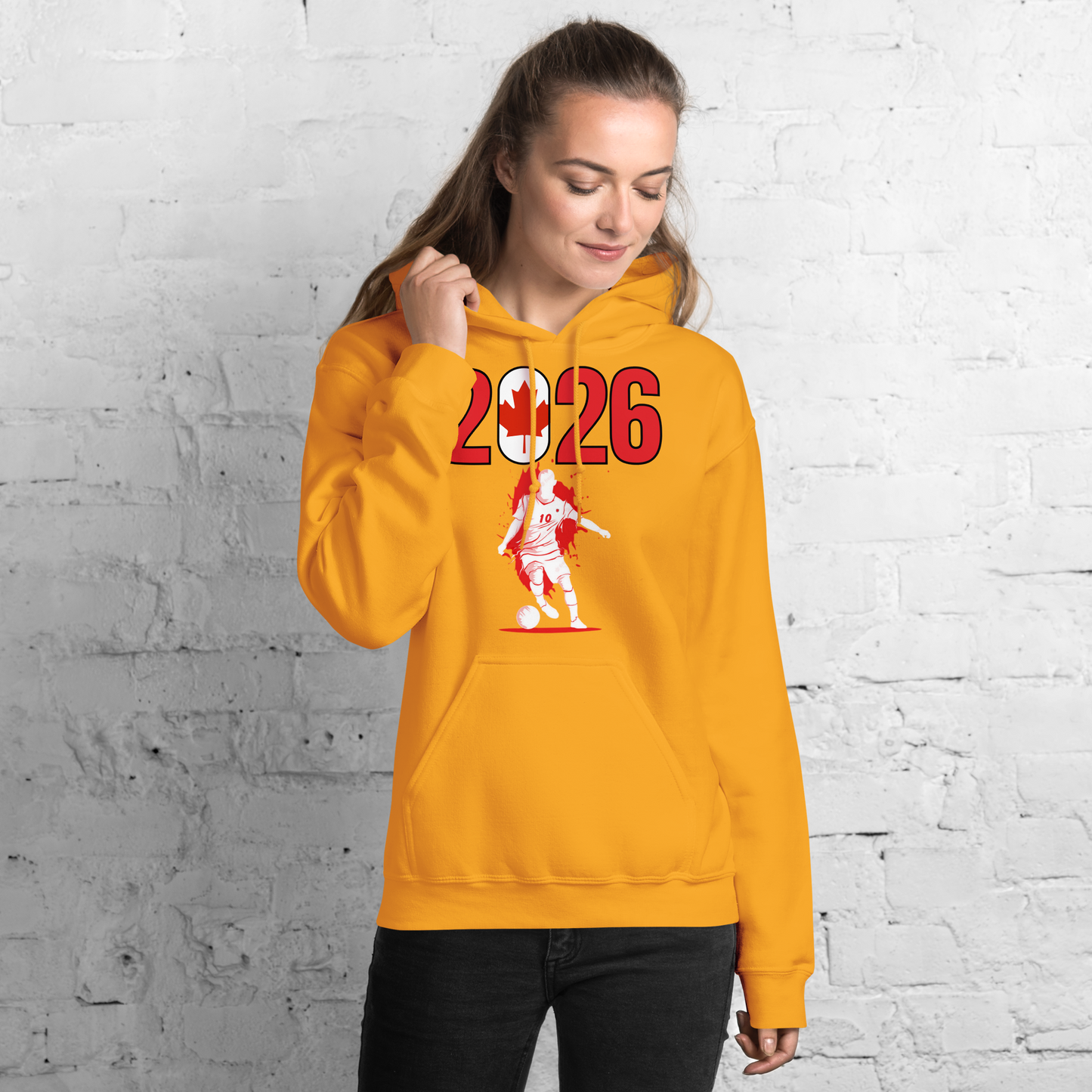 Canada World Cup 2026 Fitted Hoodie | Slick_Move