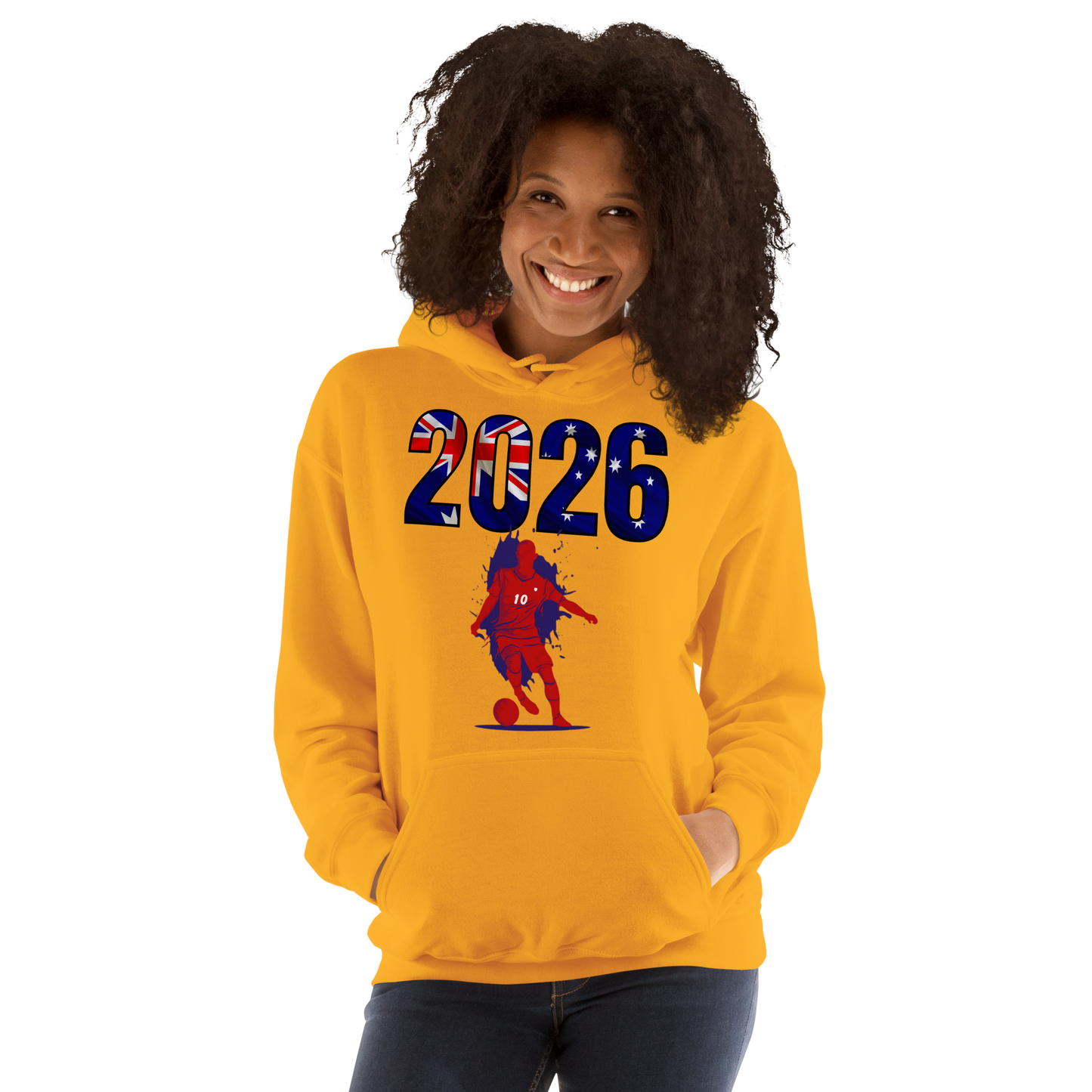 Australia World Cup 2026 Fitted Hoodie | Slick_Move_RD