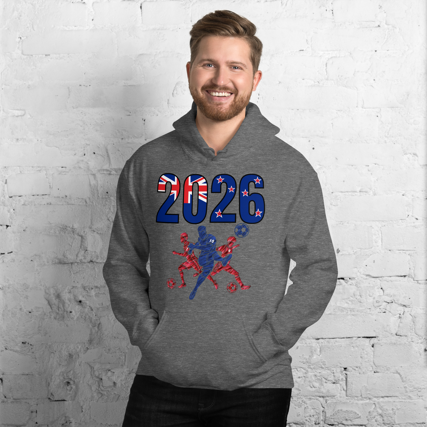 Australia World Cup 2026 Fitted Hoodie | Sprints_Trio