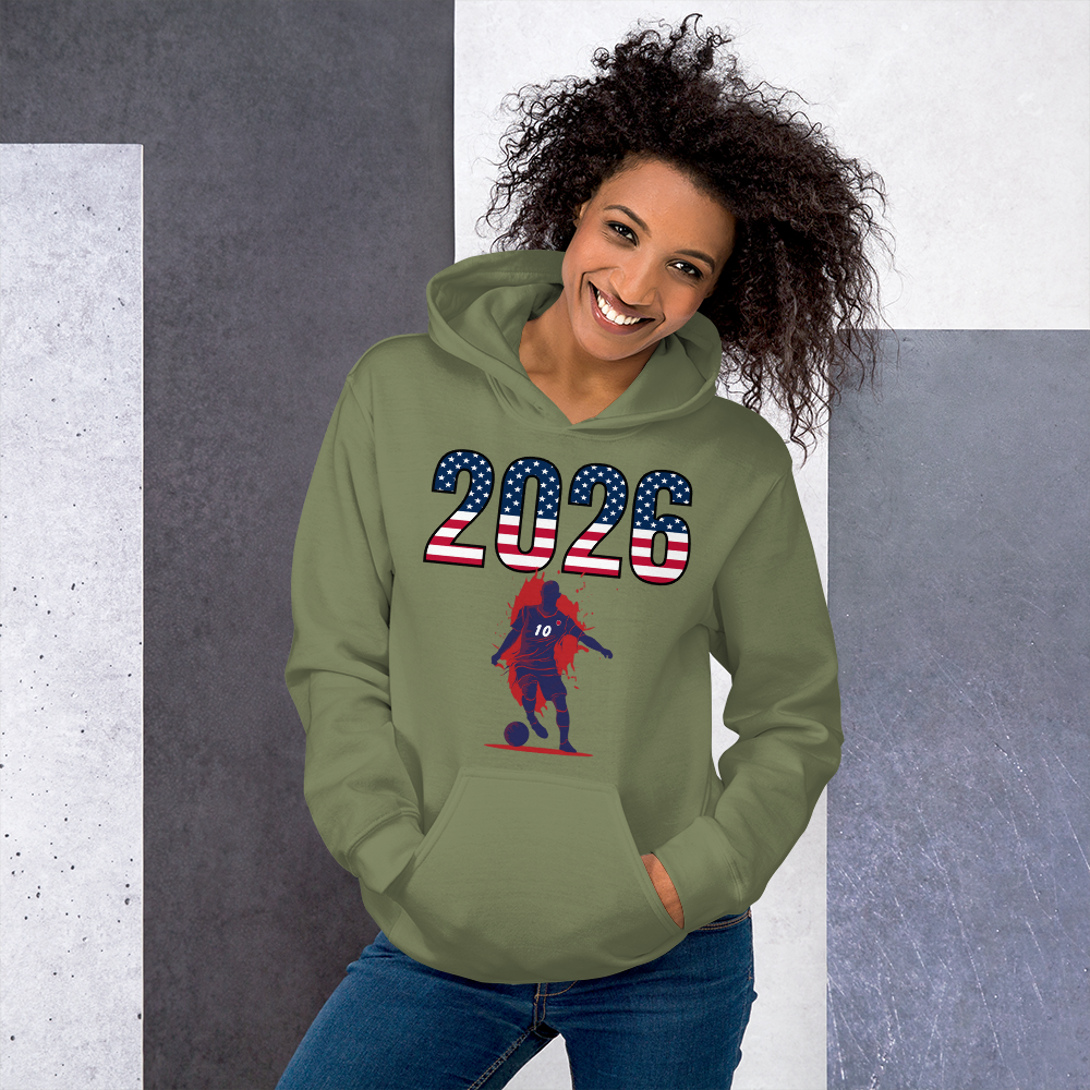 USA World Cup 2026 Fitted Hoodie | SlickMove_BL