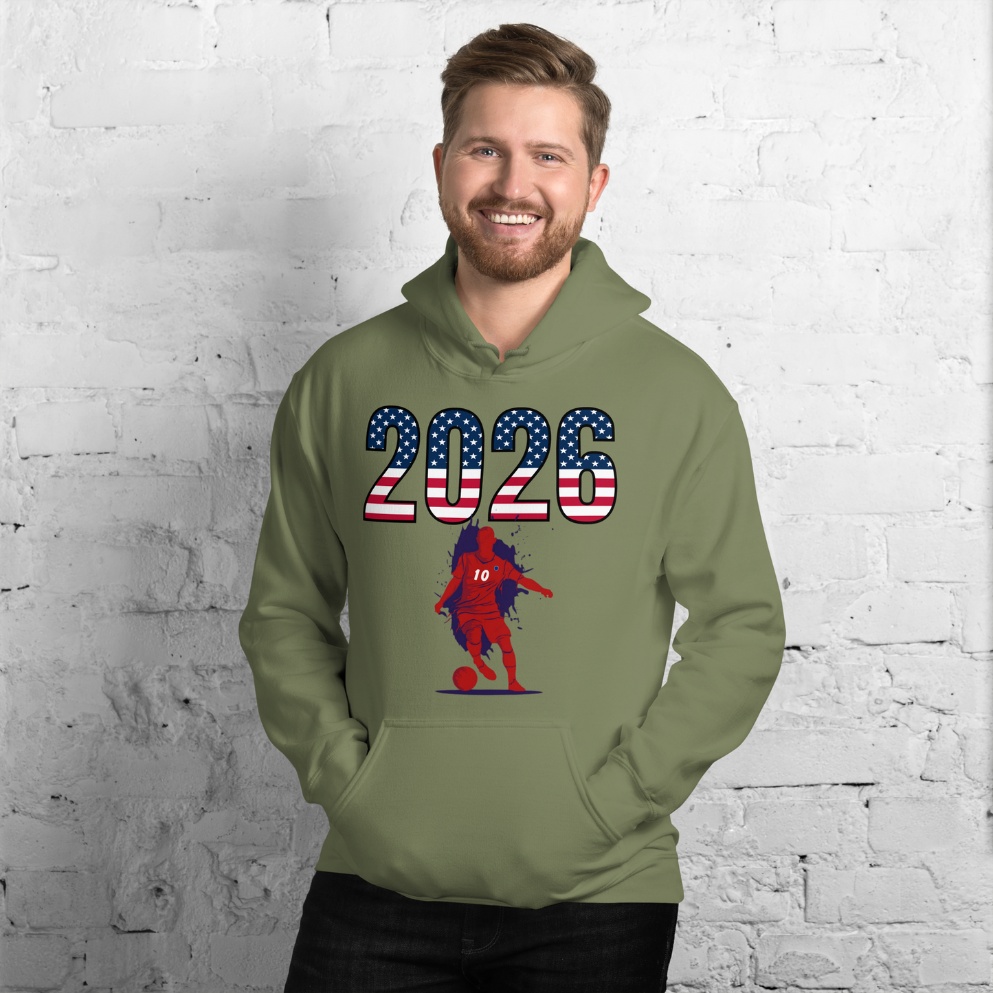 USA World Cup 2026 Fitted Hoodie | SlickMove_RD