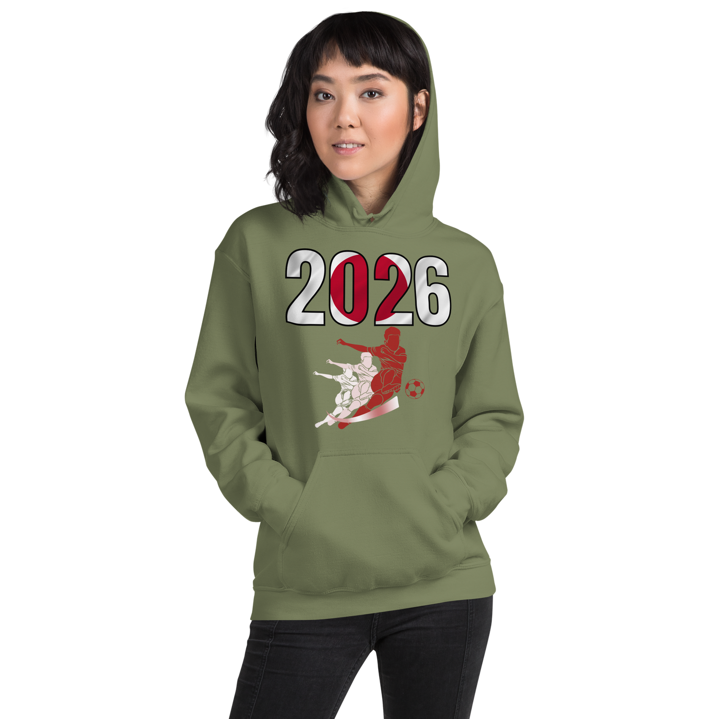 Japan World Cup 2026 Fitted Hoodie | Rising_Jist