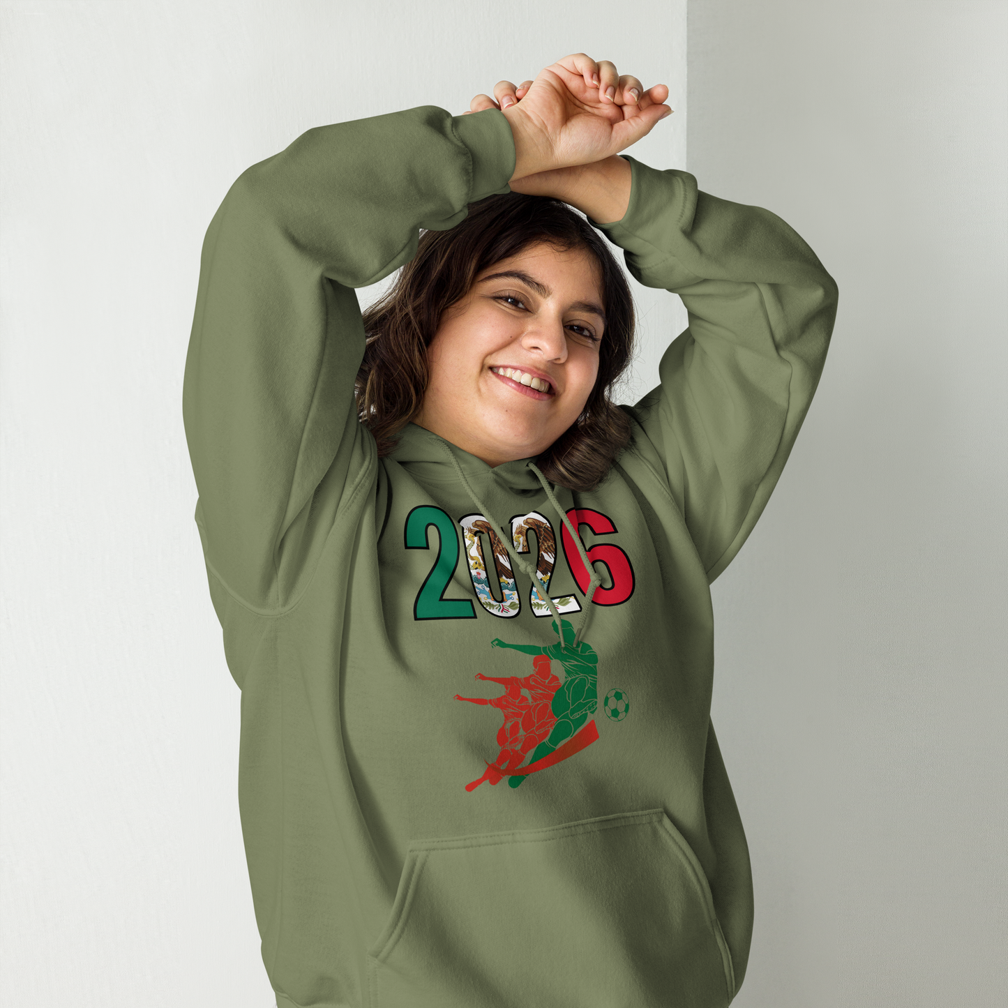 Mexico World Cup 2026 Fitted Hoodie | Rising Jist