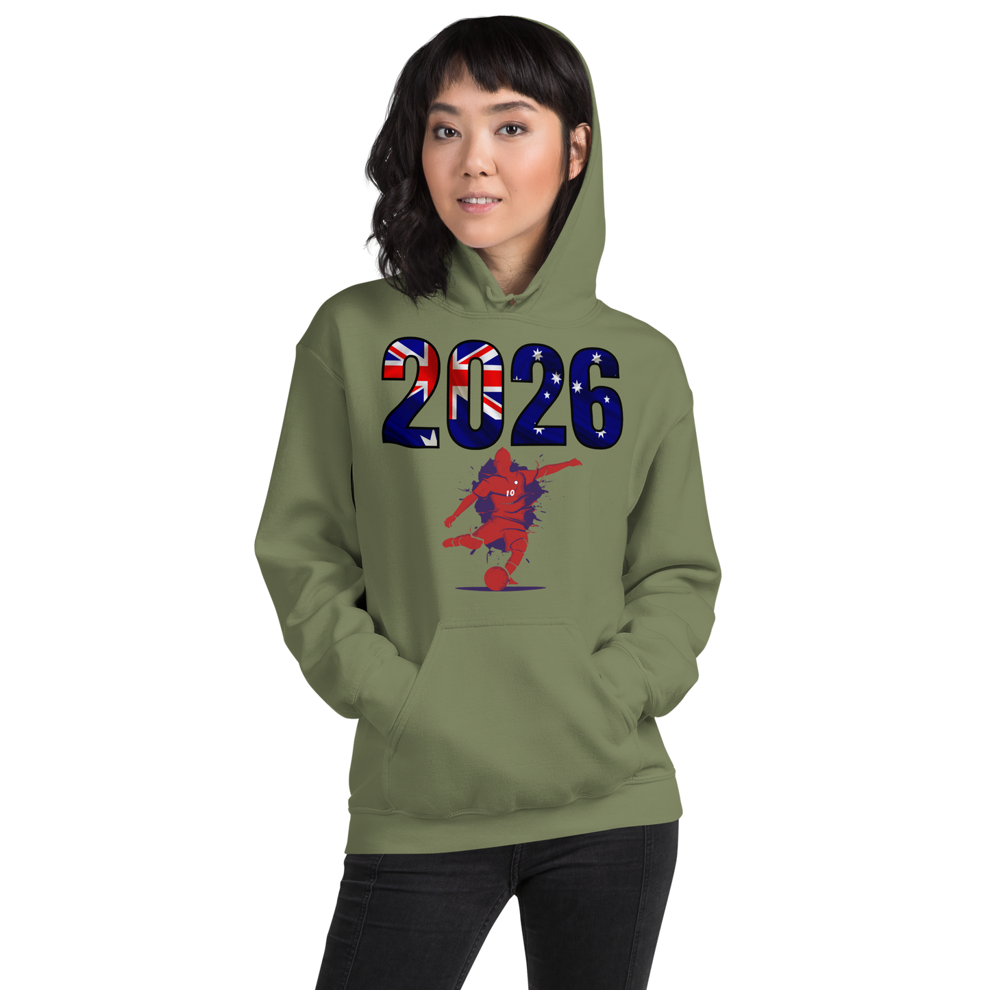 Australia World Cup 2026 Fitted Hoodie | Let's_Play_RD