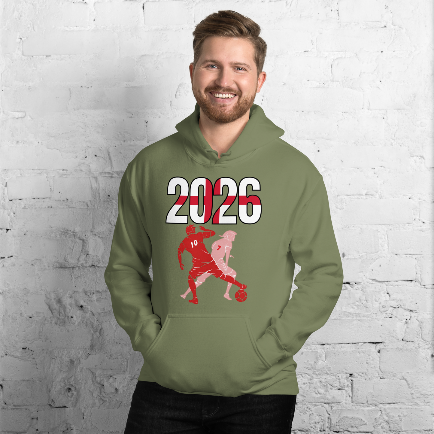 England World Cup 2026 Fitted Hoodie | Smart_Tackle