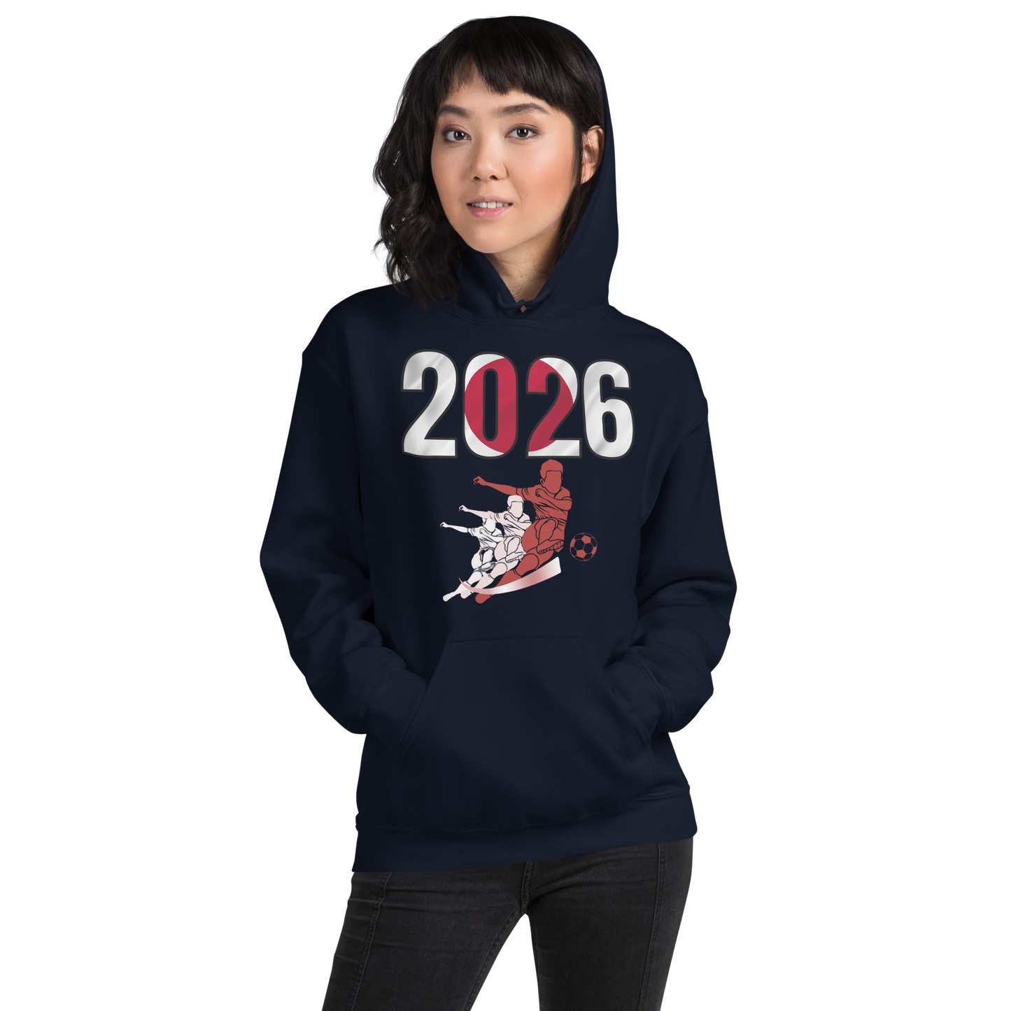Japan World Cup 2026 Fitted Hoodie | Rising_Jist