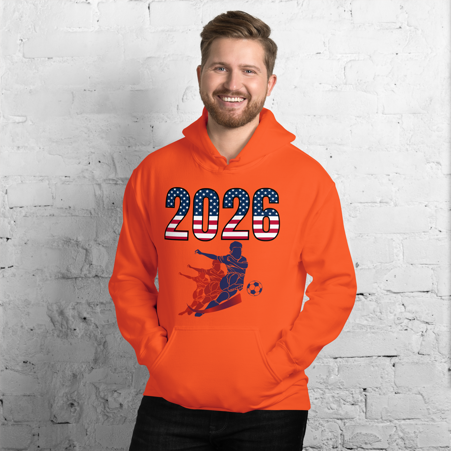 USA World Cup 2026 Fitted Hoodie | Rising Jist