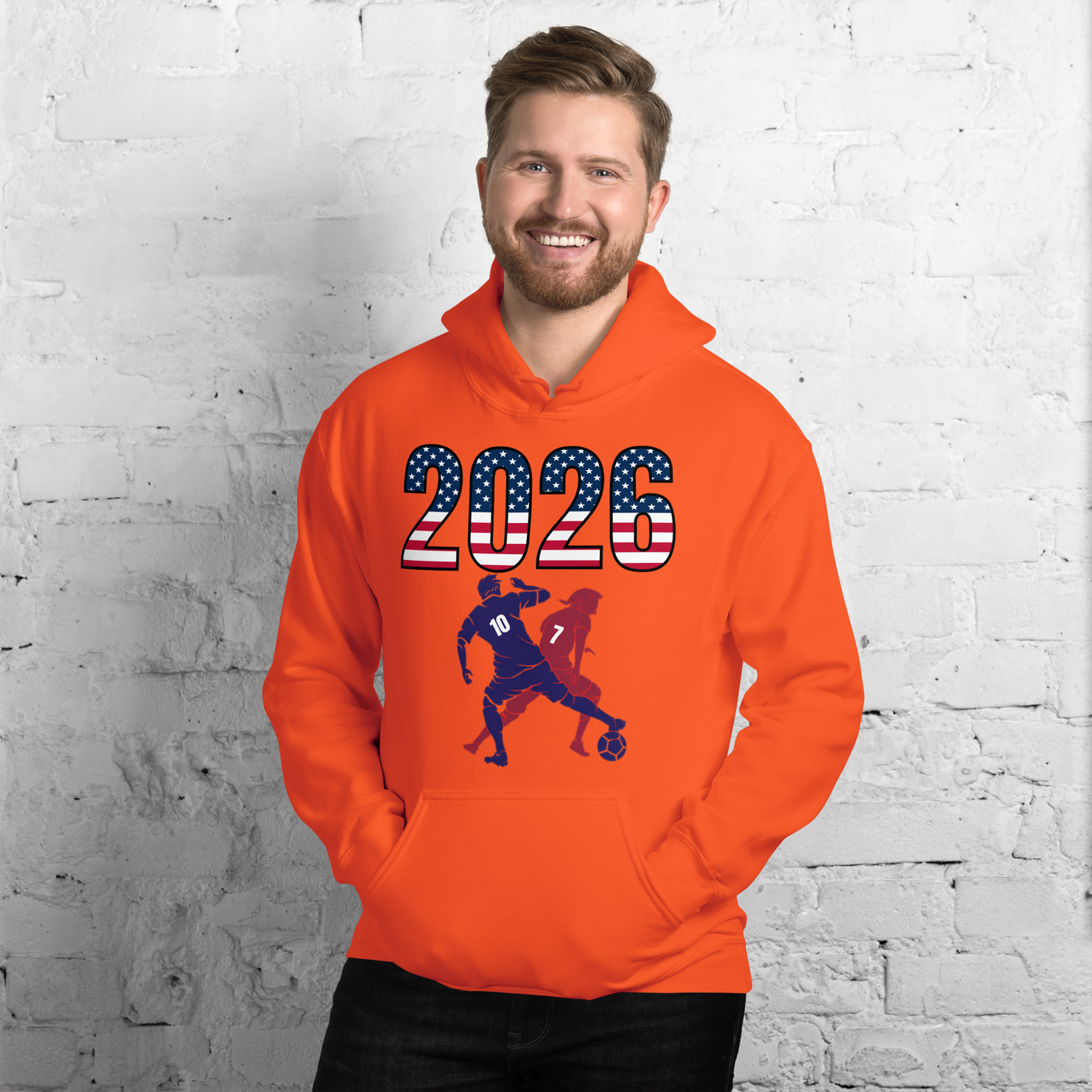 USA World Cup 2026 Fitted Hoodie | Smart Tackle