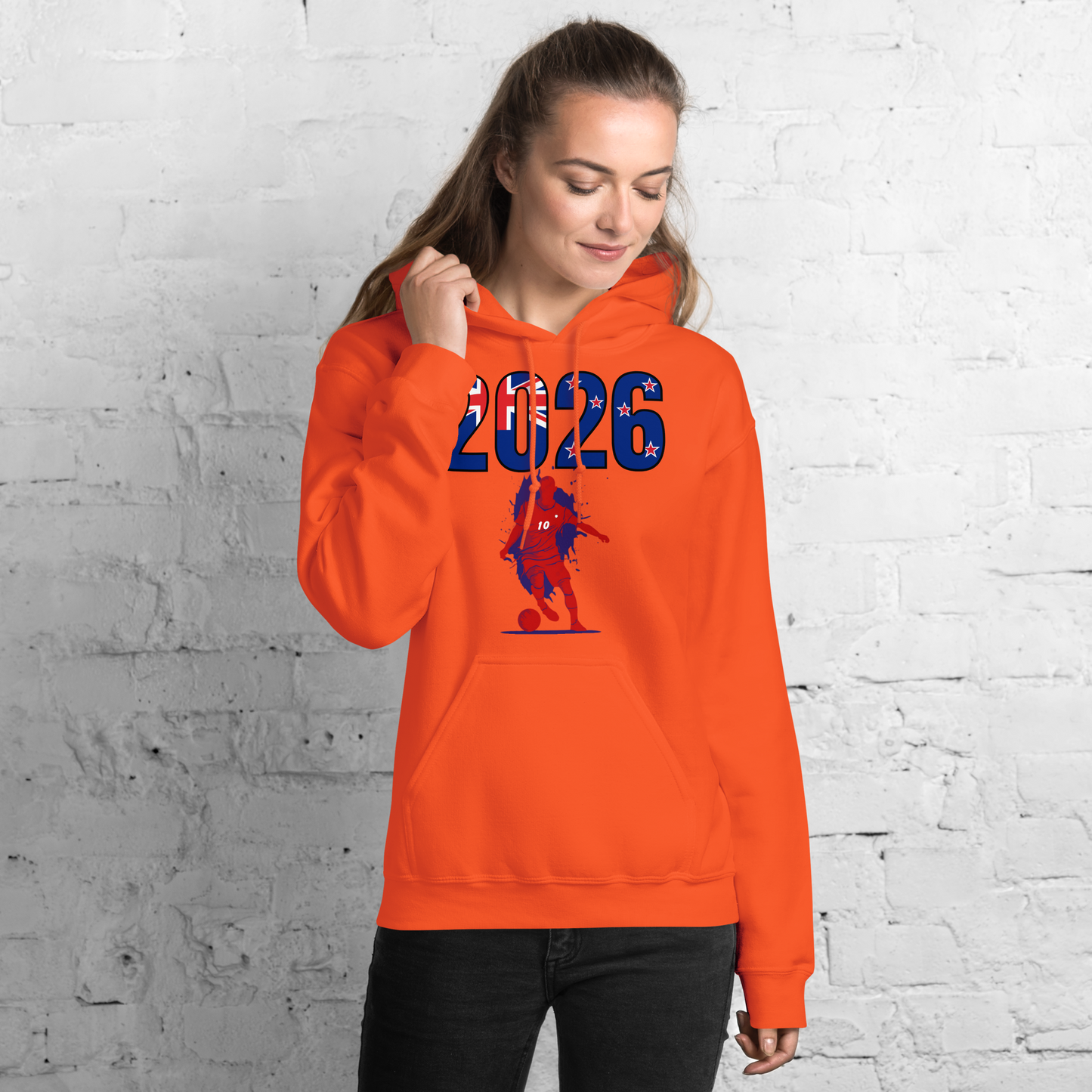 New Zealand World Cup 2026 Fitted Hoodie | Slick_Move_RD