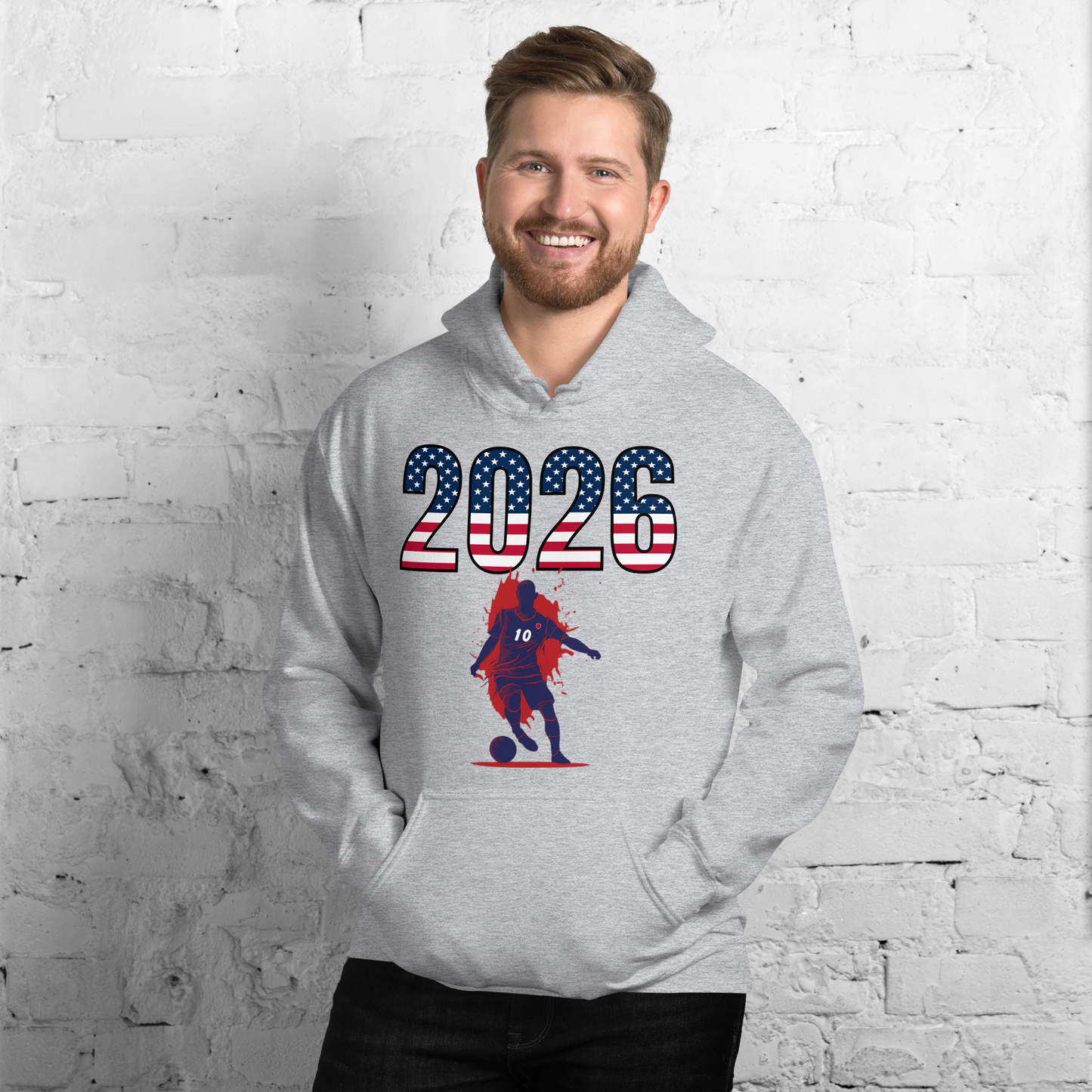 USA World Cup 2026 Fitted Hoodie | SlickMove_BL
