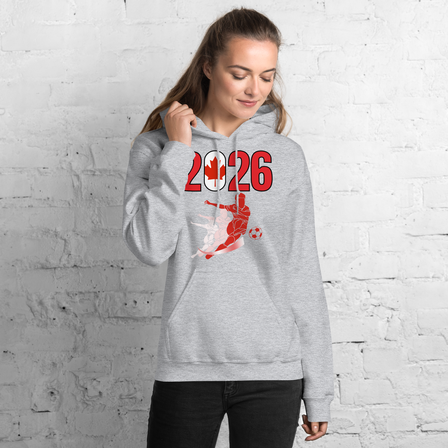 Canada World Cup 2026 Fitted Hoodie | Rising Jist