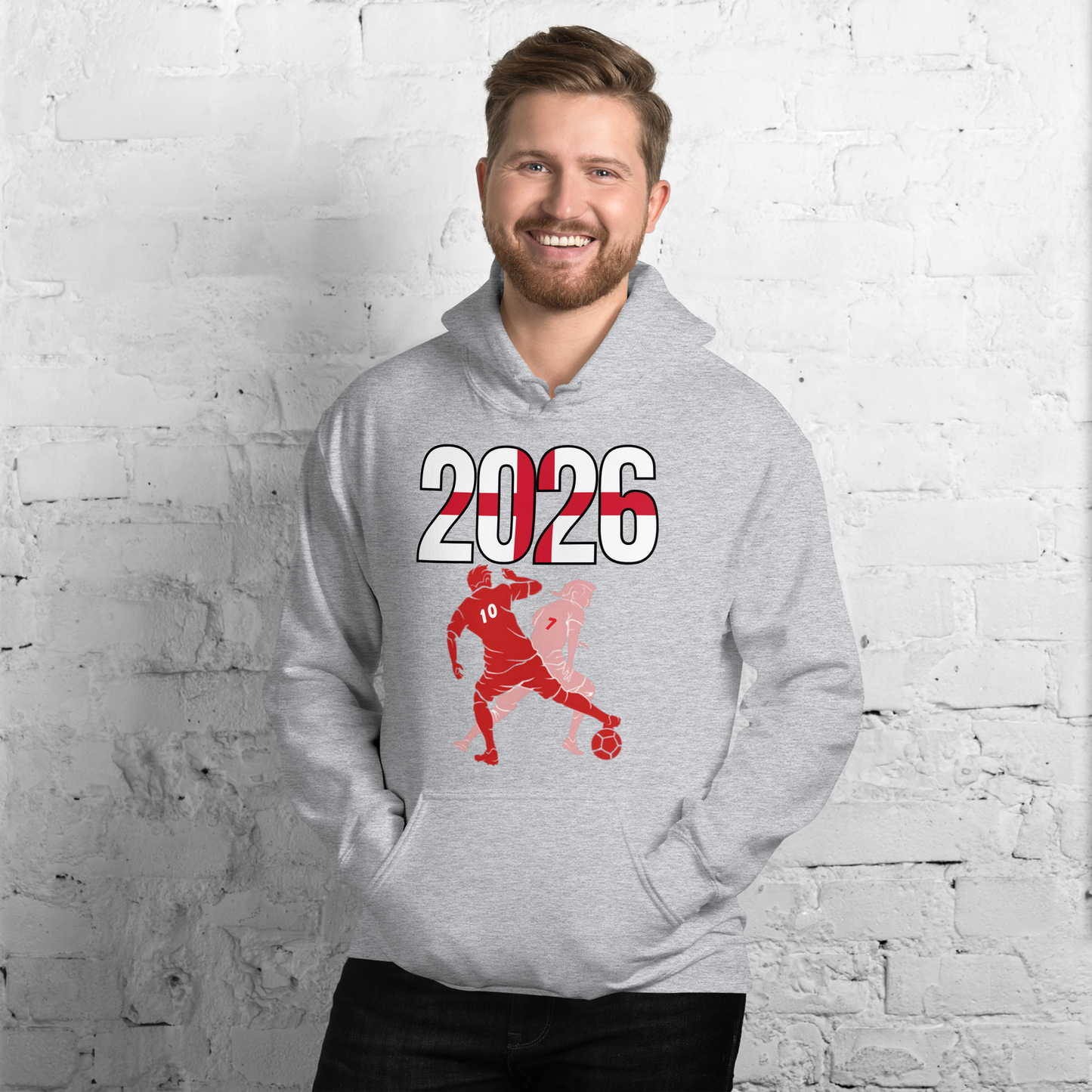 England World Cup 2026 Fitted Hoodie | Smart_Tackle
